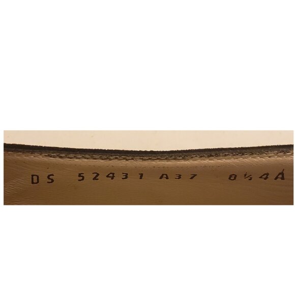 Salvatore Ferragamo Black Leather/Suede Heeled Pumps Size-8.5 AAAA Made in Italy - Picture 3 of 9